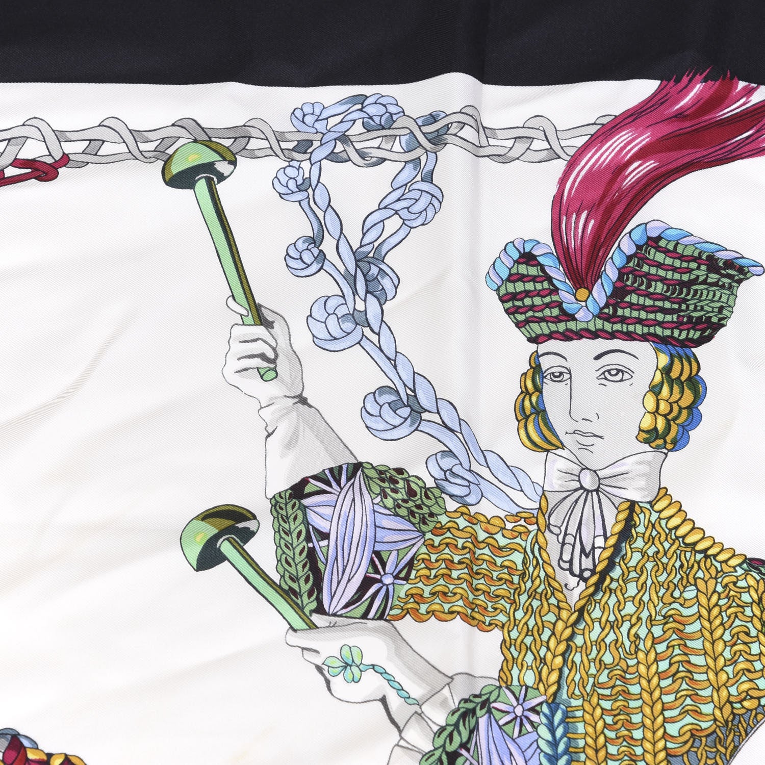Hermes Silk Le Timbalier Scarf 90 5 of 6