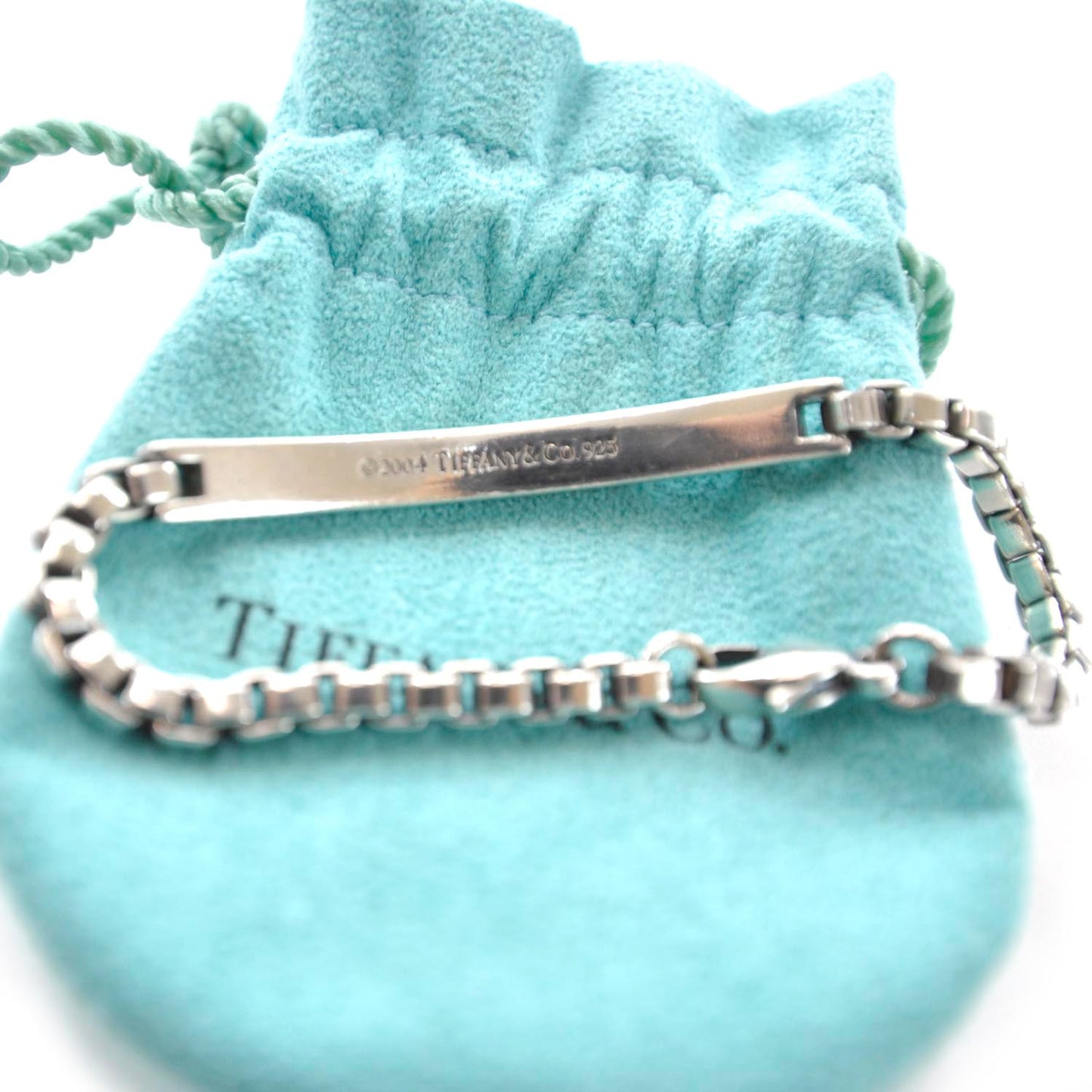 Sterling Silver Venetian Link ID Bracelet