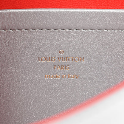 Louis Vuitton Metallic Lambskin Embossed Monogram Pochette Coussin Silver 6 of 9