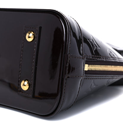 Louis Vuitton Vernis Alma BB Amarante 7 of 13