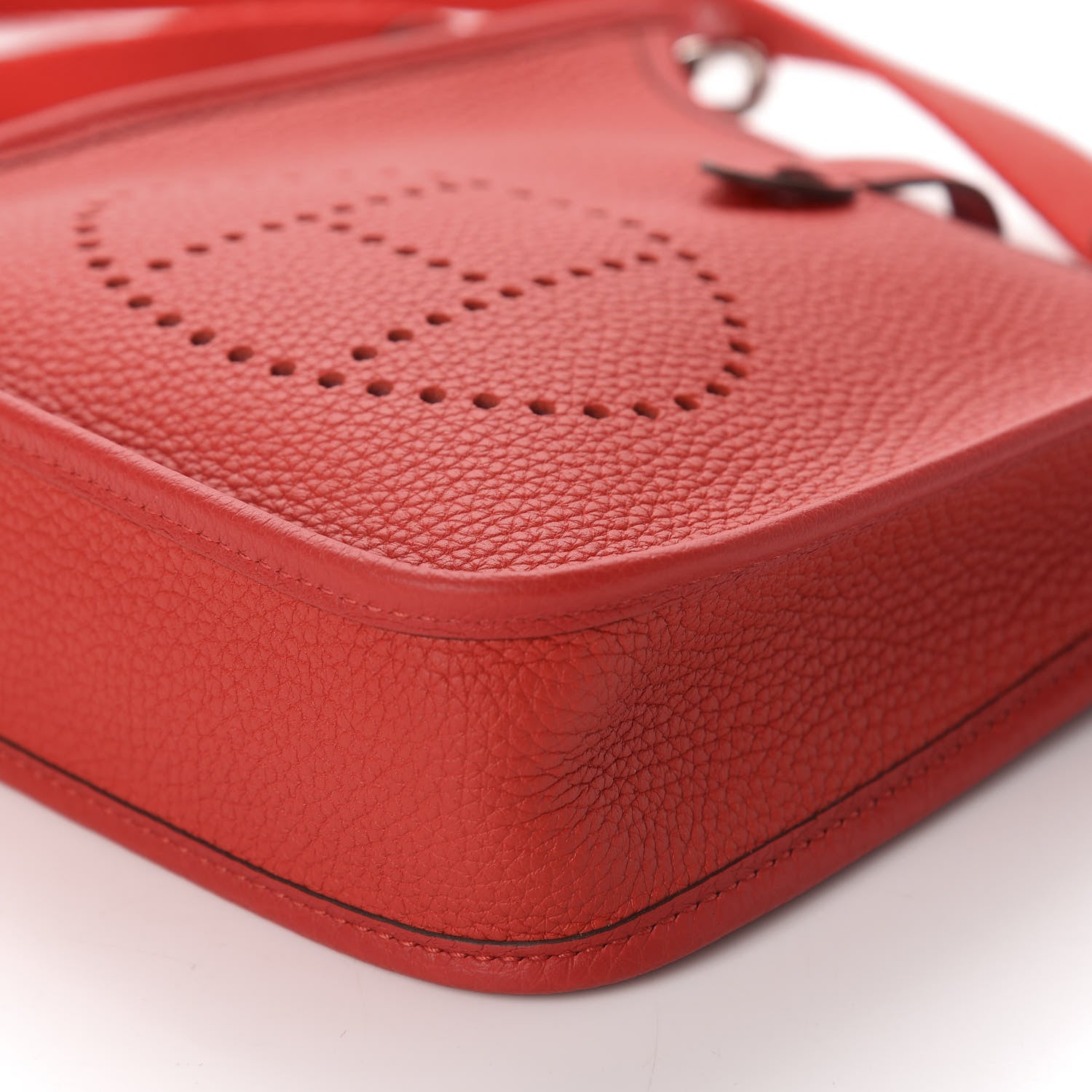 Hermes Taurillon Clemence Evelyne TPM Rouge de Coeur 7 of 11