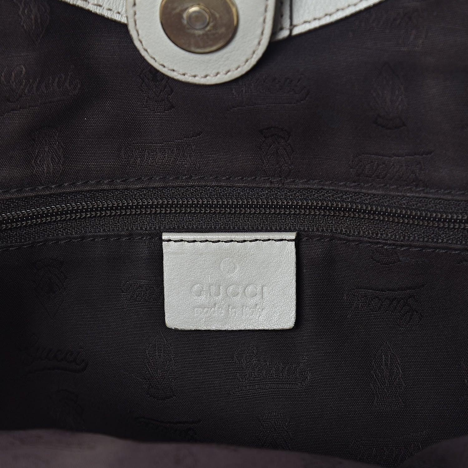 Gucci Guccissima Medium Sukey Tote Mystic White 6 of 9