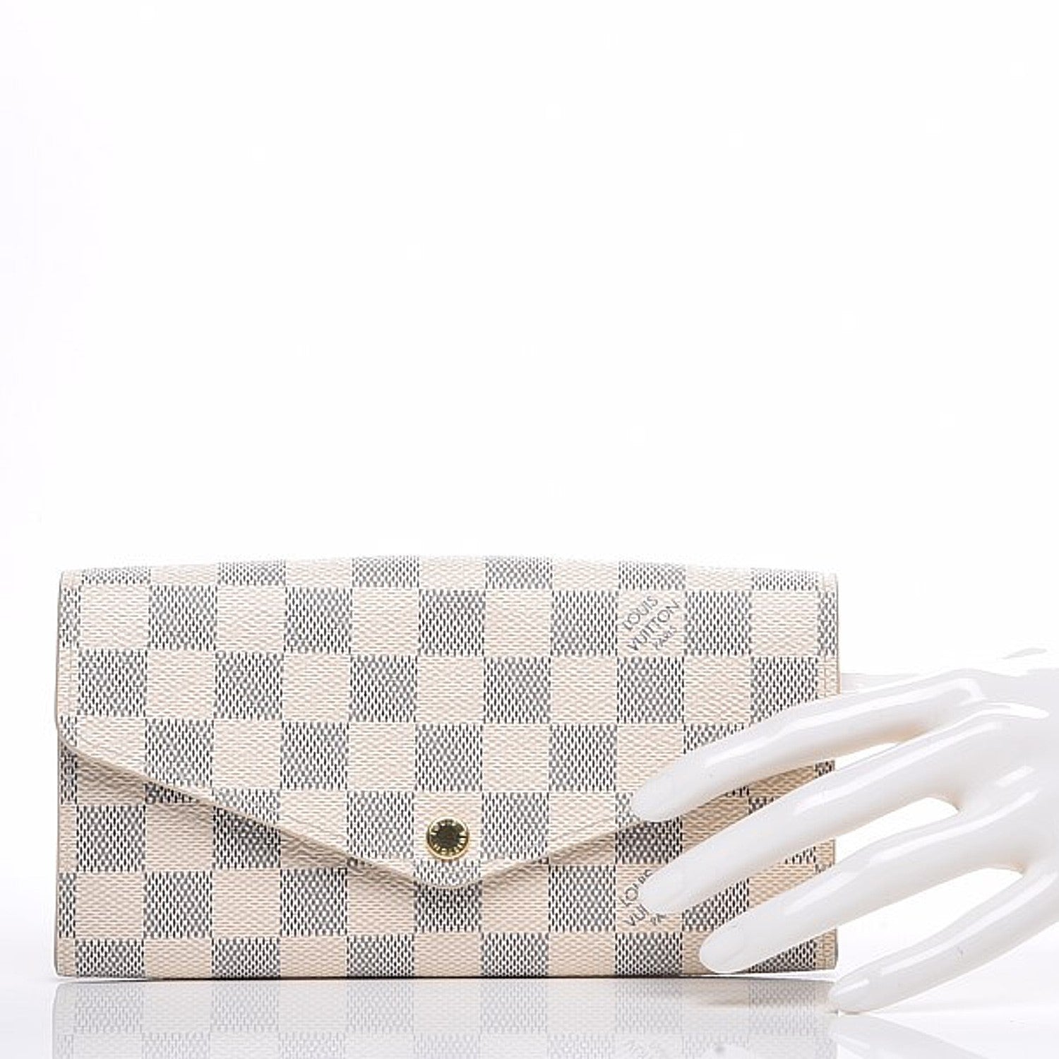 Louis Vuitton Damier Azur Sarah Wallet NM 2 of 8