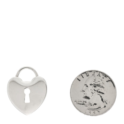 Tiffany Sterling Silver Heart Lock Charm 2 of 5