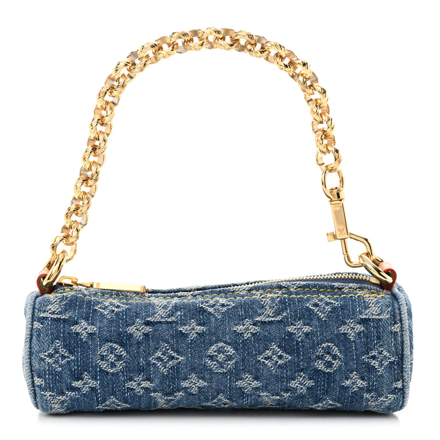Monogram Denim Mini Papillon Denim Blue