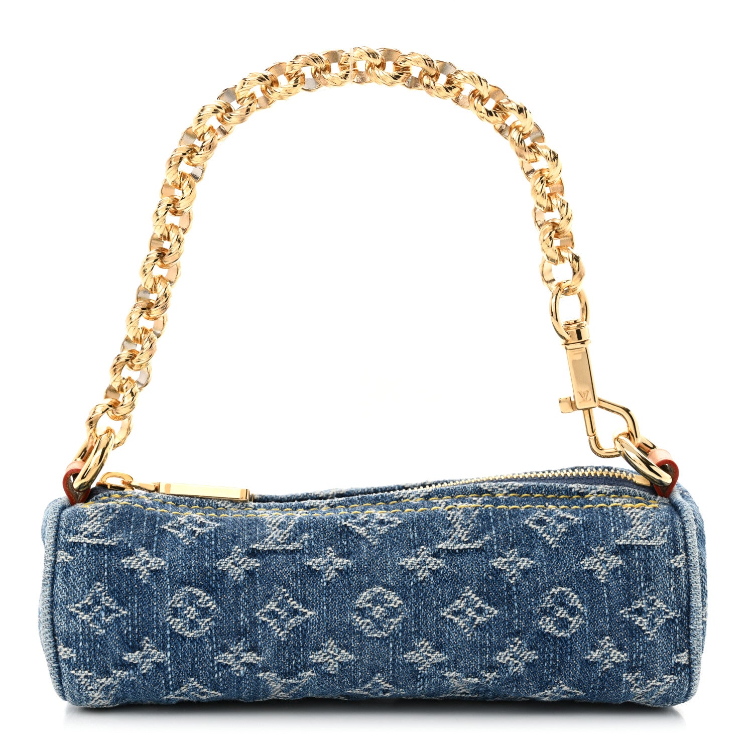 Louis Vuitton Monogram Denim Mini Papillon Denim Blue 1 of 8