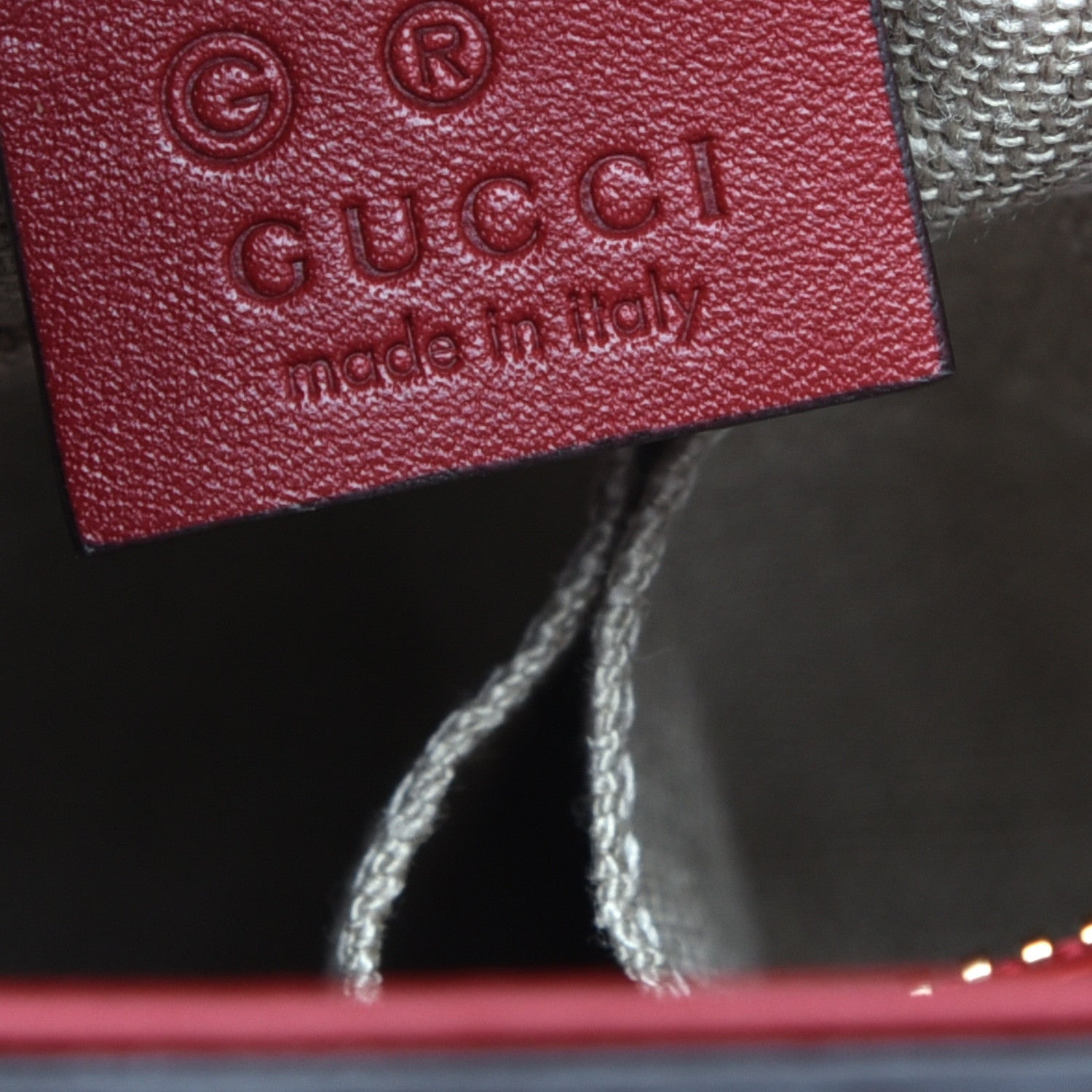 Gucci Microguccissima Small Bree Tote Red 6 of 9