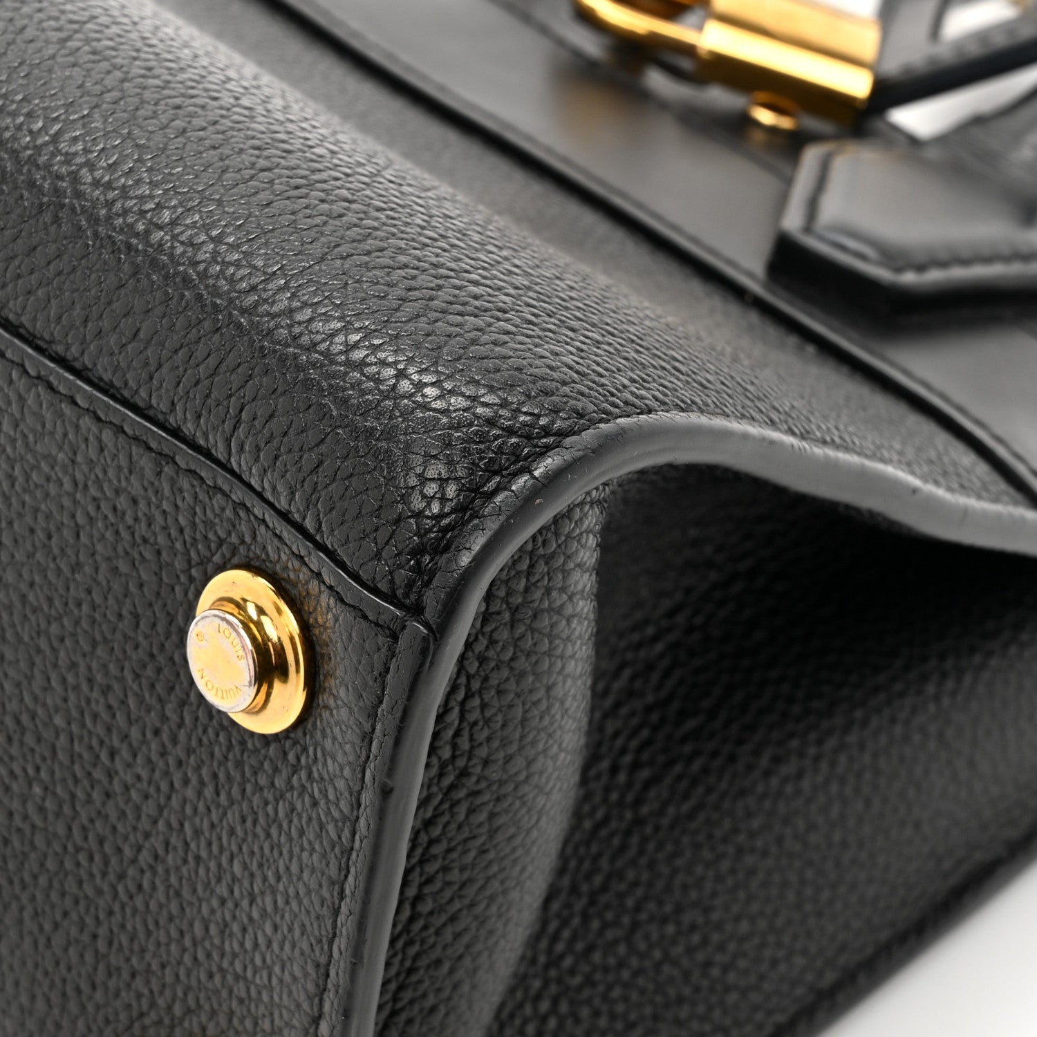 Louis Vuitton Calfskin City Steamer Mini Black 14 of 15