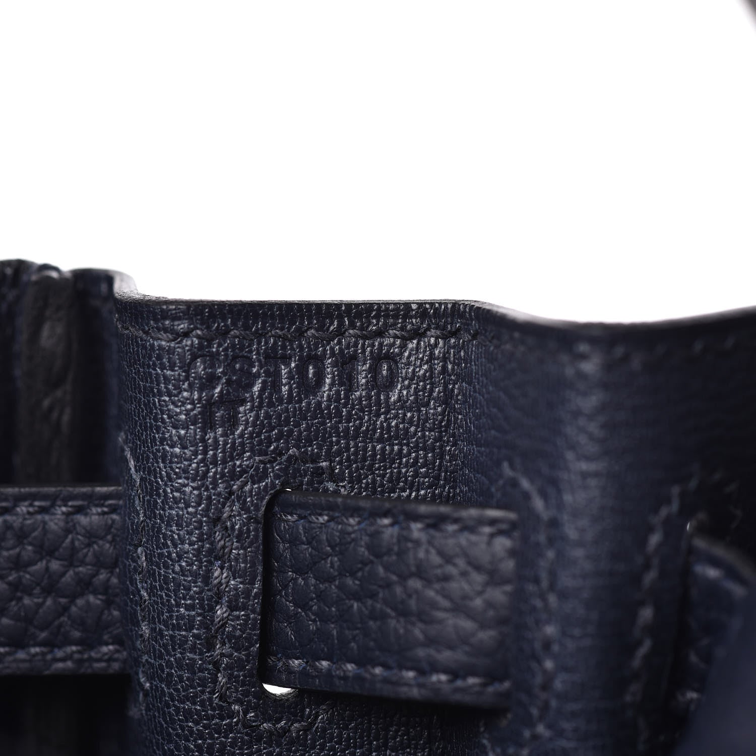 Hermes Togo Kelly Ado Backpack Bleu Nuit 8 of 23
