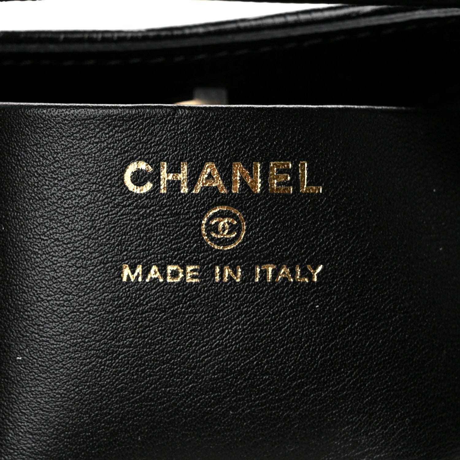 Chanel Calfskin Lizard Embossed Quilted Nano 31 Shopping Bag Black 5 of 10