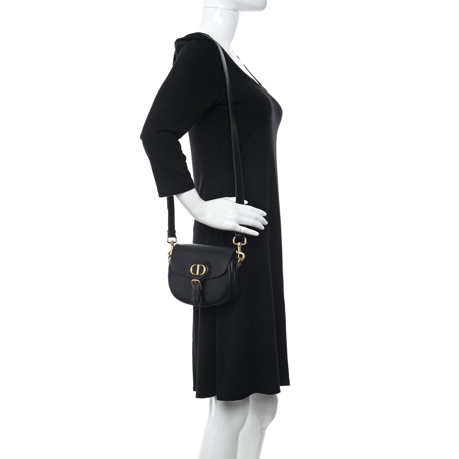 Christian Dior Box Calfskin Small Bobby Flap Black 2 of 10