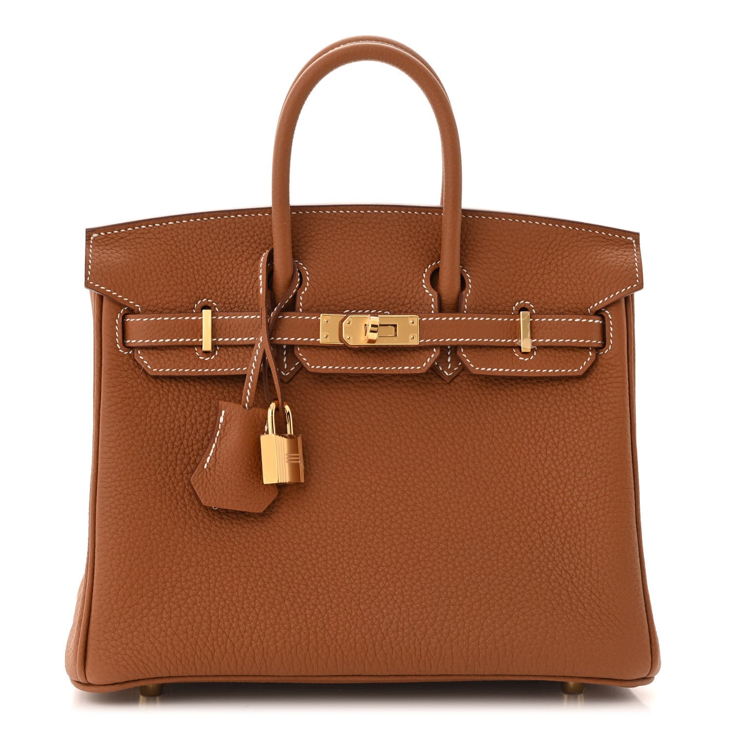 Hermes Togo Birkin 25 Gold 1 of 11