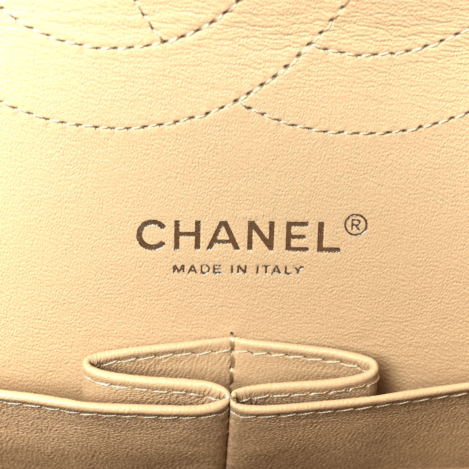Chanel Caviar Quilted Jumbo Double Flap Beige 6 of 12