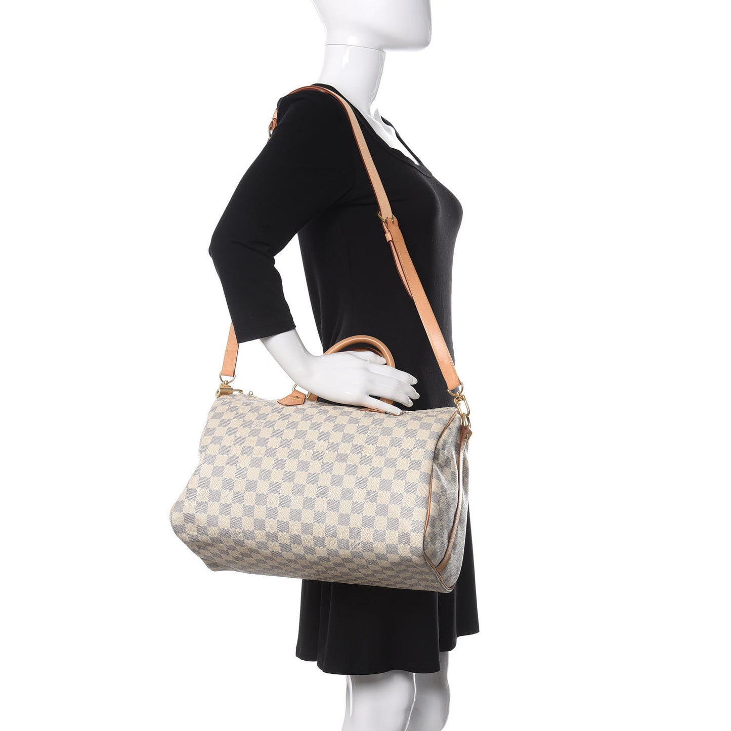 Damier Azur Speedy Bandouliere 35