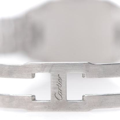 Cartier Stainless Steel 20mm Santos Demoiselle Quartz Watch 7 of 9