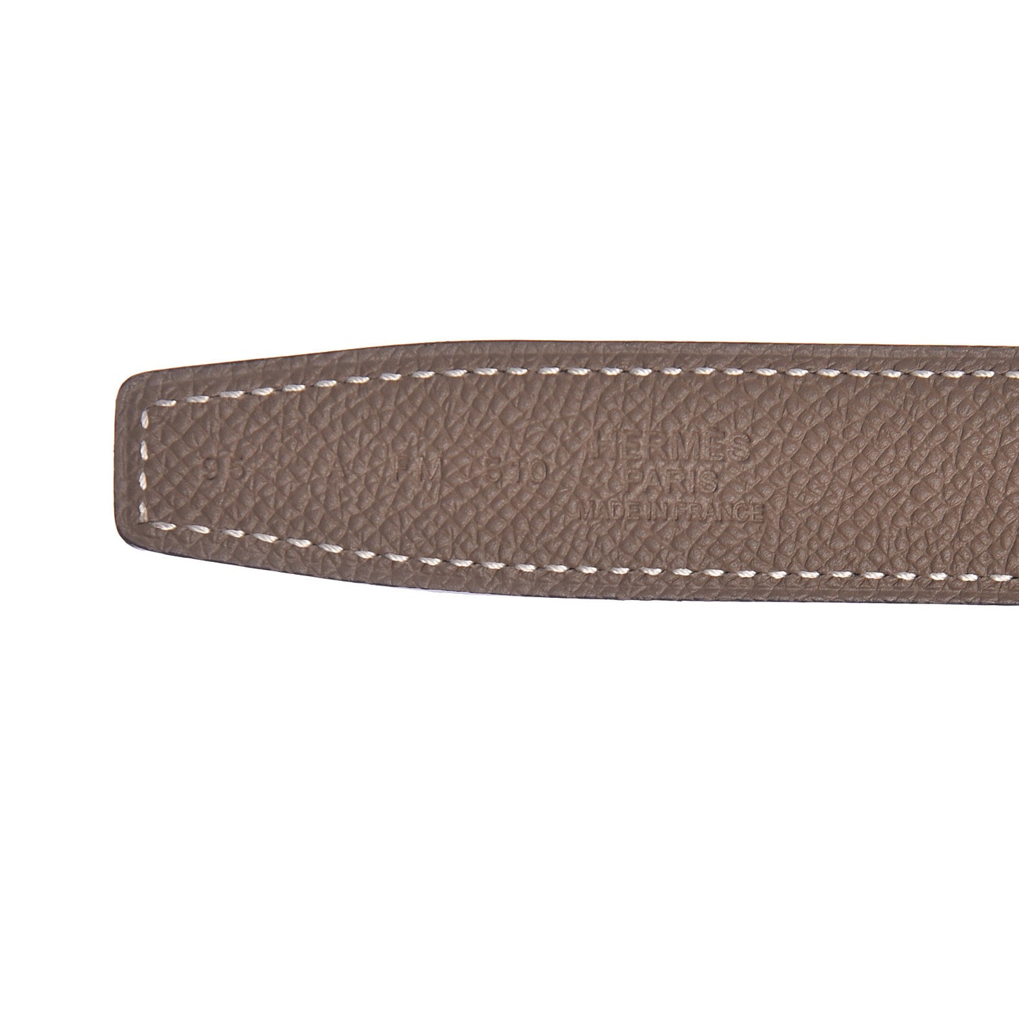 Swift Epsom 24mm Mini Constance H Belt 90 Black Etoupe