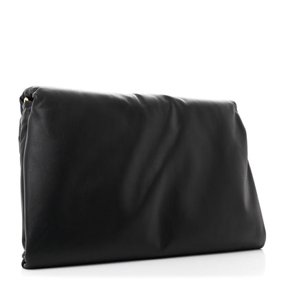 Dolce & Gabbana DOLCE GABBANA Calfskin Devotion Clutch Black 3 of 9