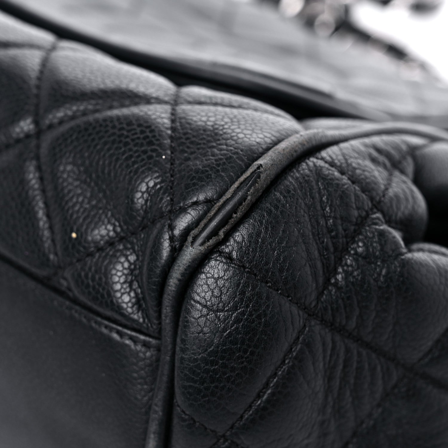 Chanel Caviar Quilted Timeless Accordion Flap Black 9 of 19