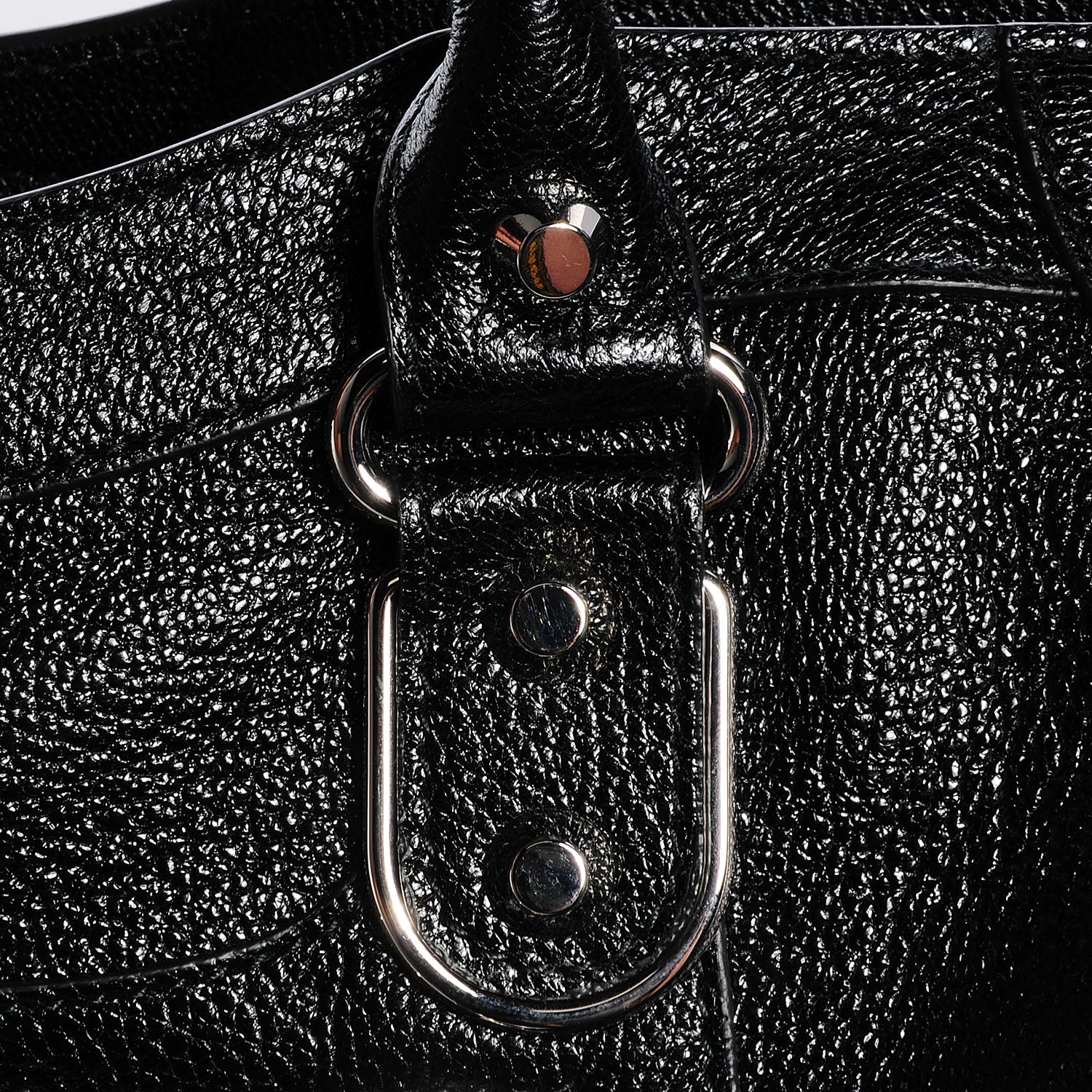 Balenciaga Chevre Silver Metallic Edge Hardware City Black 3 of 13