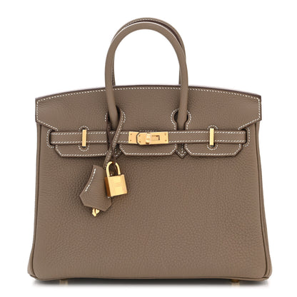 Hermes Togo Birkin 25 Etoupe 1 of 11