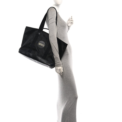 Gucci Econyl Nylon Monogram Medium Off The Grid Tote Bag Black 2 of 10
