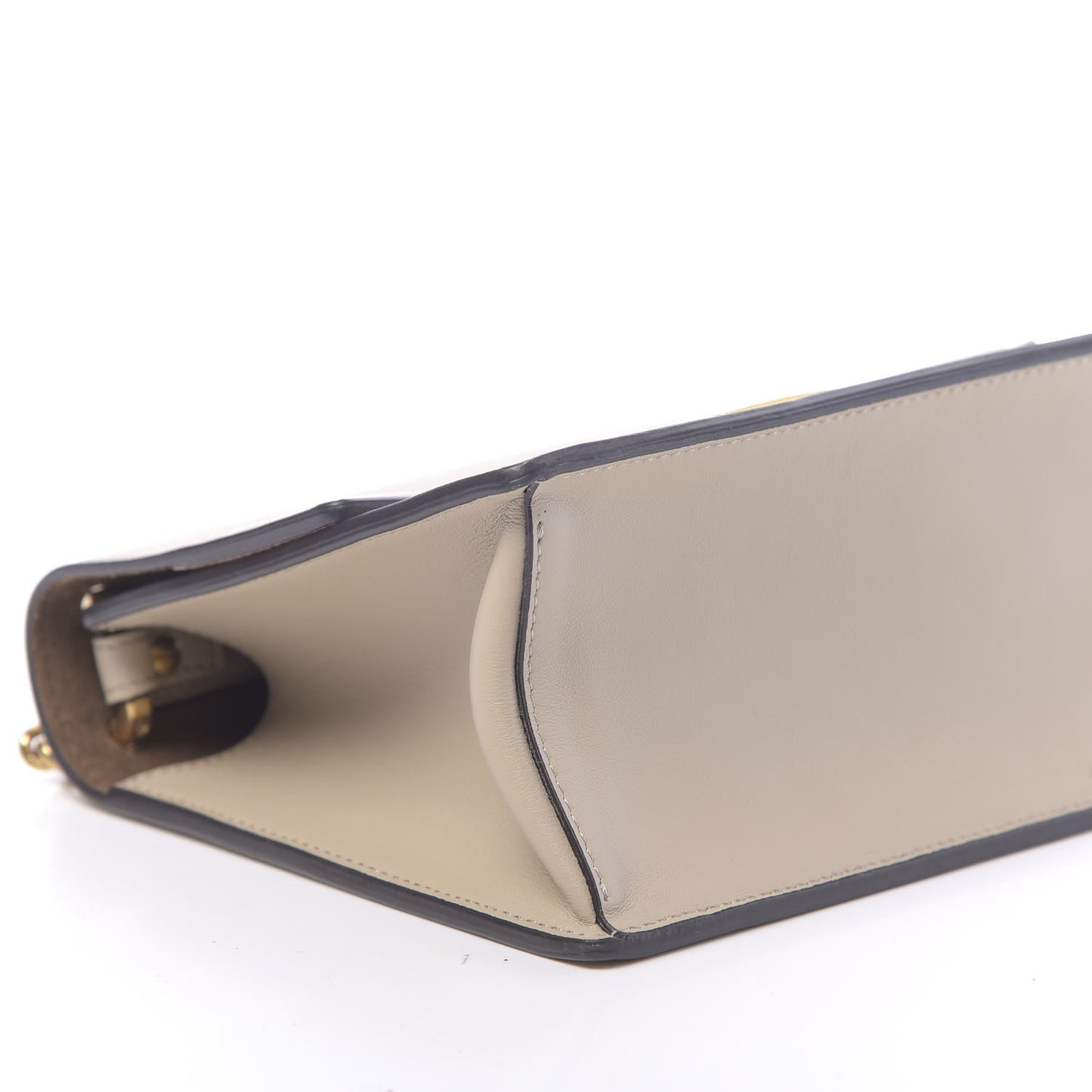 Vitello Grace Matte Small Kan U Shoulder Bag Nuvola