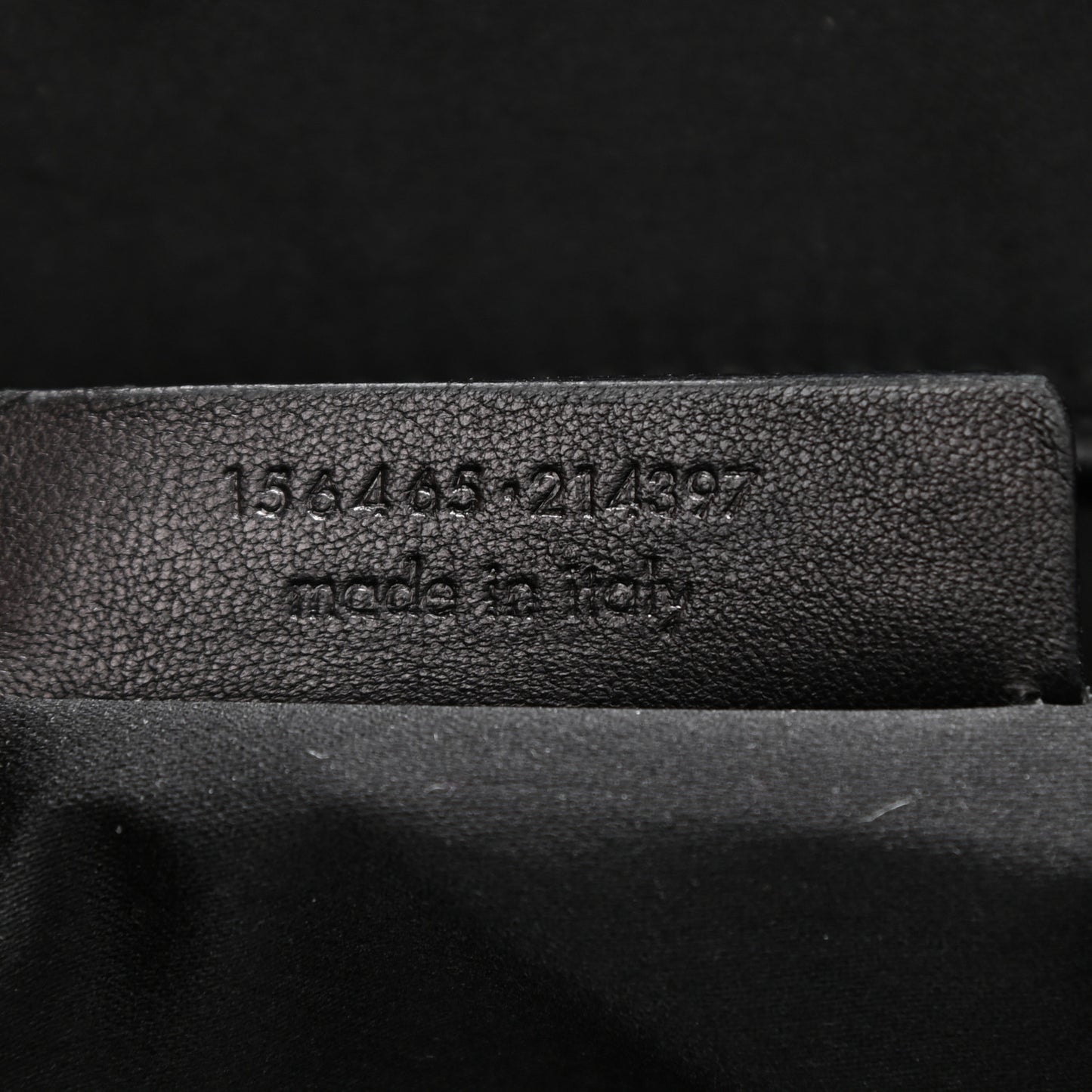 Textured Patent Calfskin Medium Muse Black