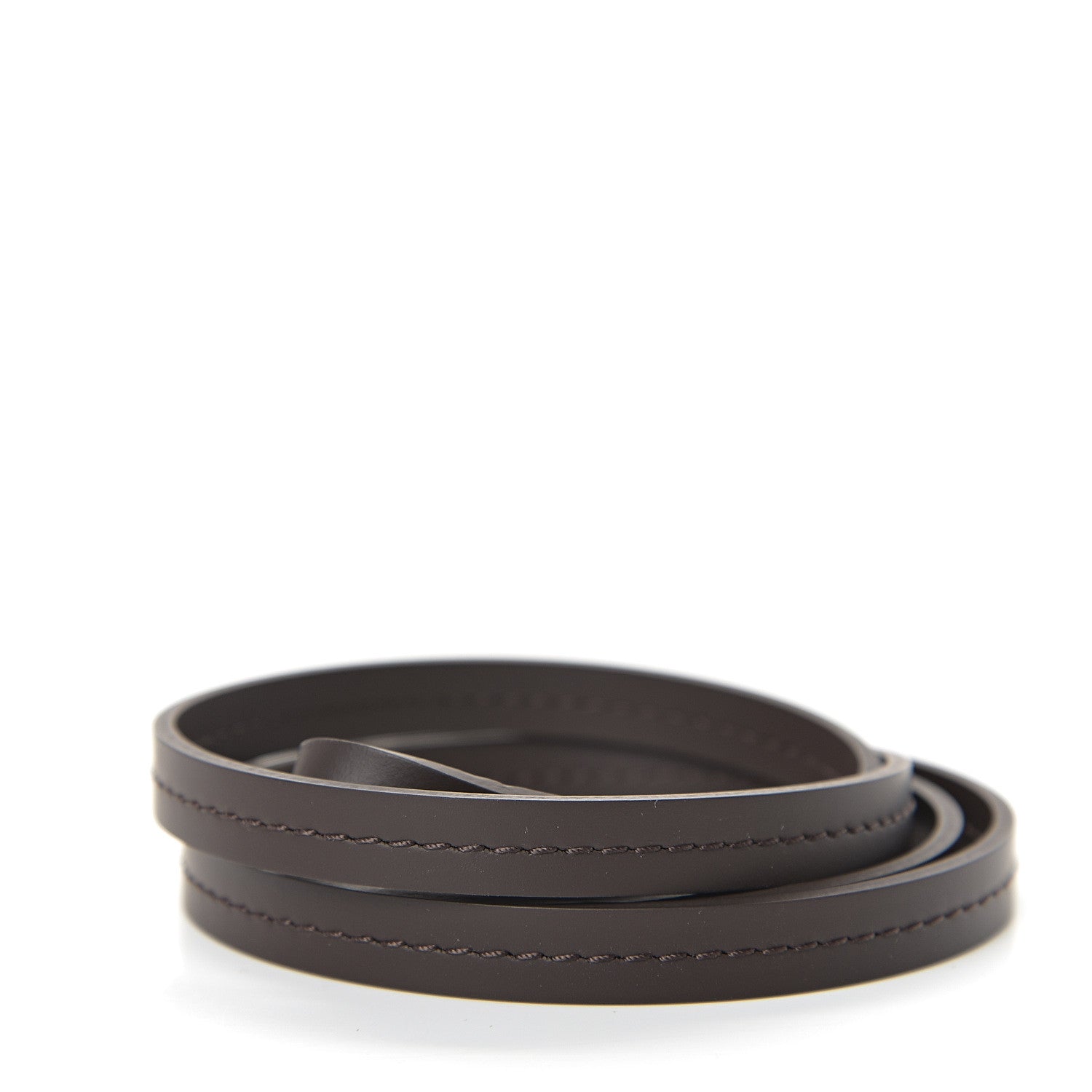 Louis Vuitton Calfskin 12mm Favorite Long Strap Brown 2 of 2