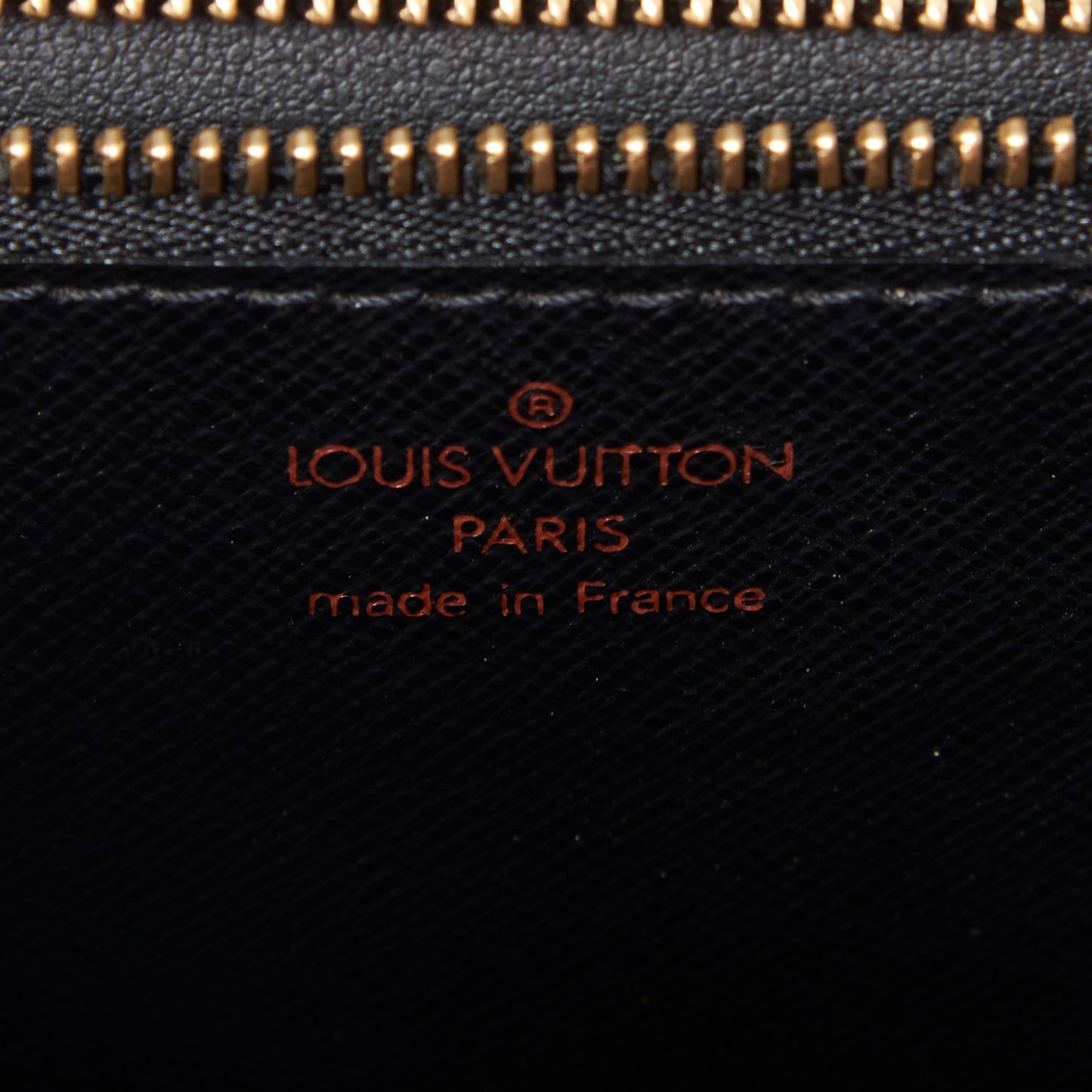 Epi Pochette Sellier Dragonne Clutch Black