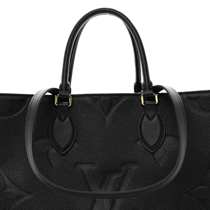 Louis Vuitton Empreinte Monogram Giant Onthego MM Black 7 of 10