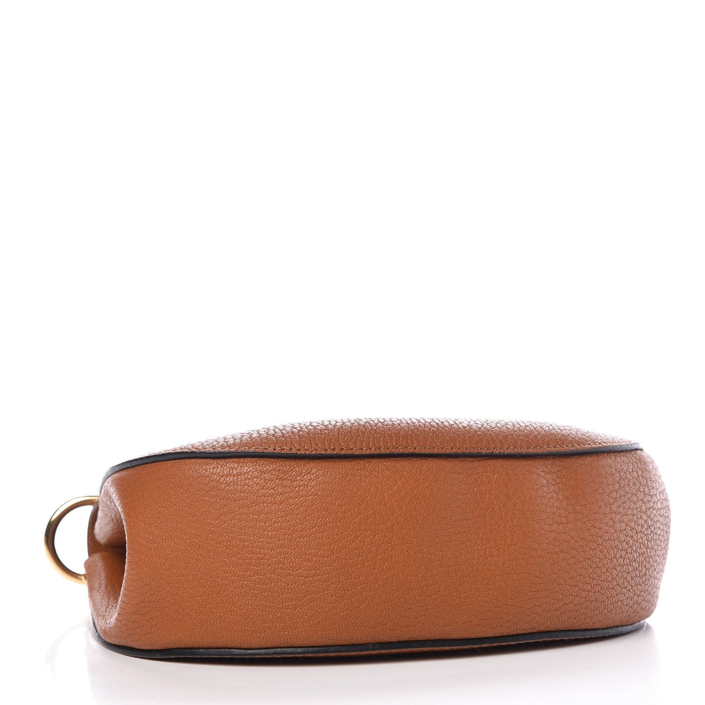 Grained Lambskin Drew Shoulder Bag Caramel