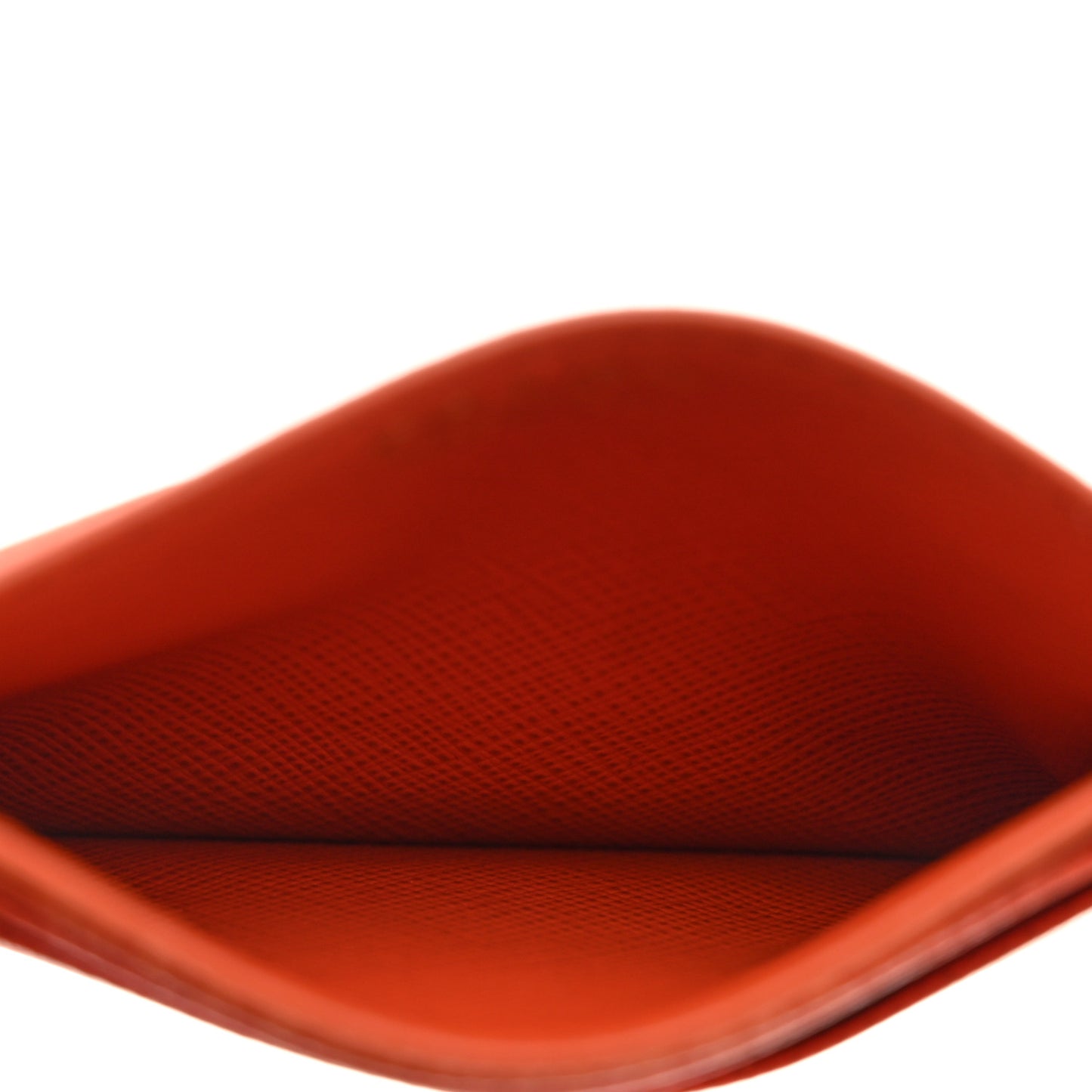 Saffiano Triangle Card Holder Arancio