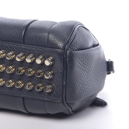 Alexander Wang Pebbled Lambskin Mini Rockie Navy Pale Gold Hardware 10 of 11