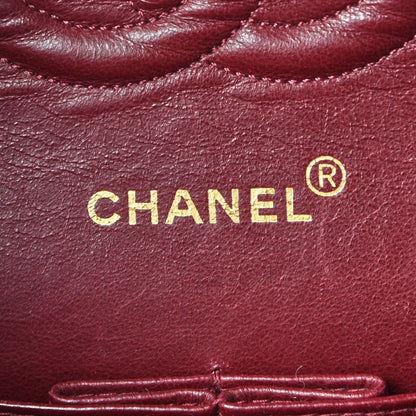 Chanel Lambskin Quilted Medium Double Flap Black 6 of 8