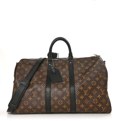 Louis Vuitton Monogram Macassar Keepall Bandouliere 45 1 of 7