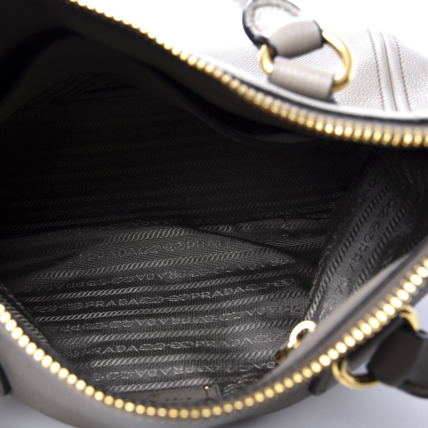 Prada Vitello Phenix Shoulder Bag Argilla 4 of 11