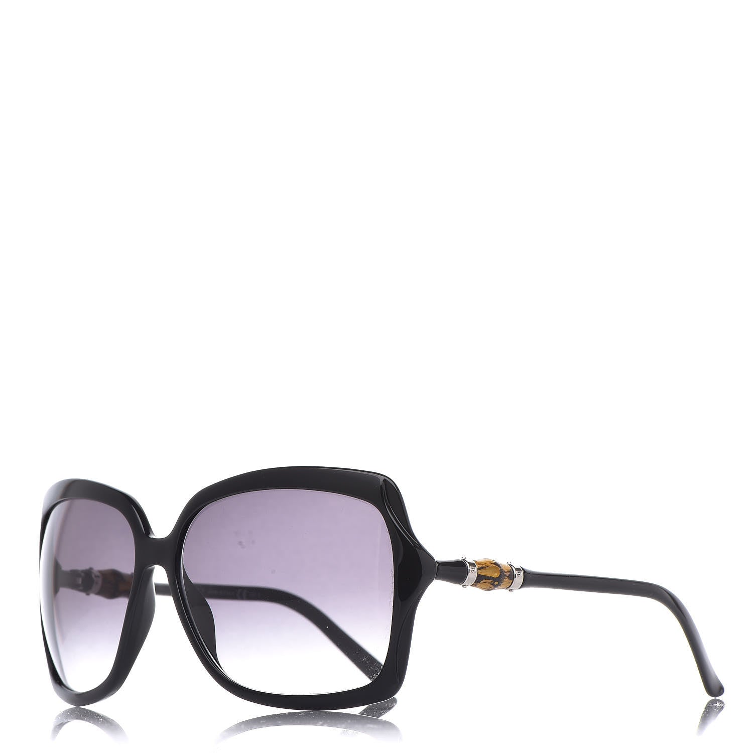 Gucci Oversized Bamboo Sunglasses 3131/S Black 1 of 8