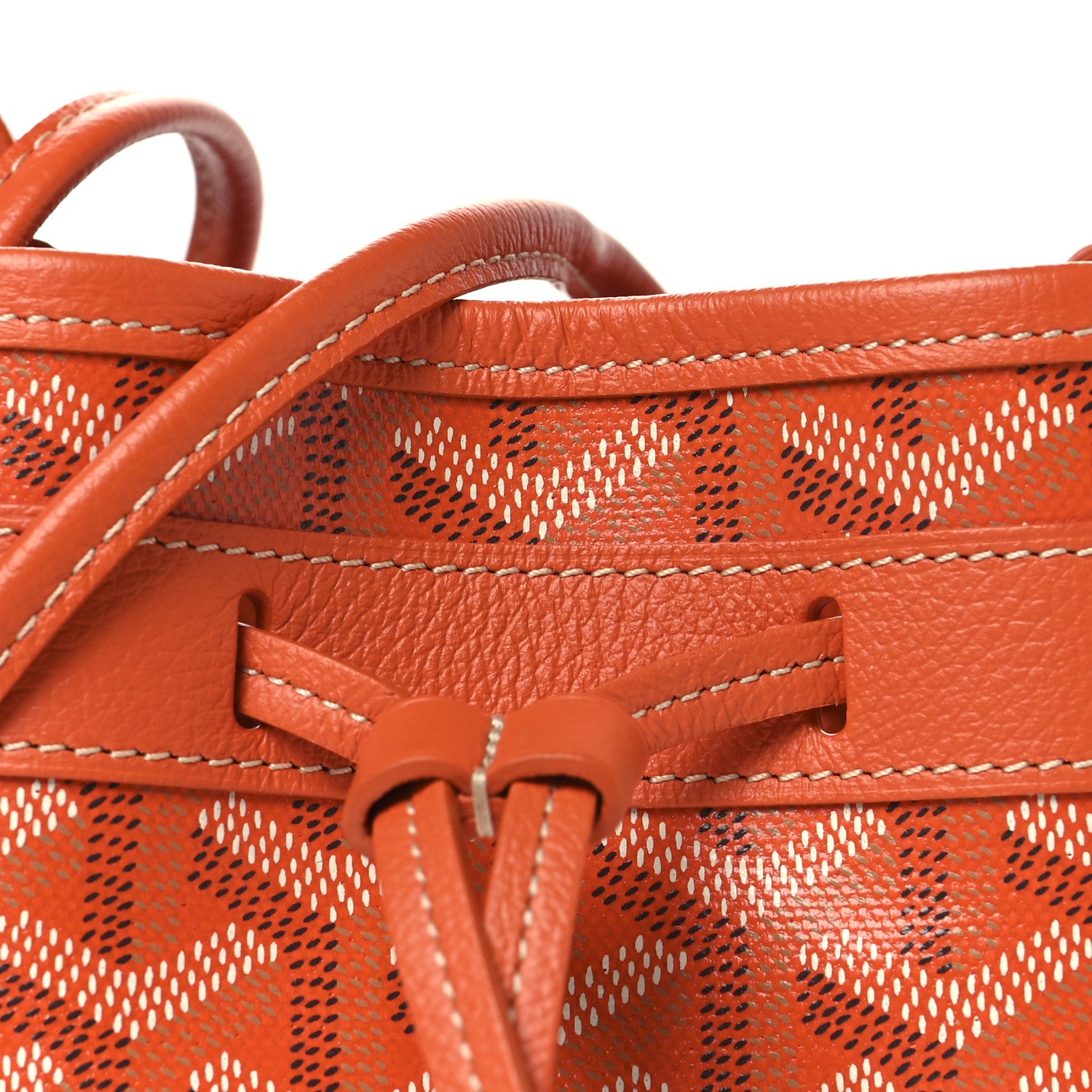 Goyard Goyardine Petit Flot Mini Bucket Bag Orange 7 of 9
