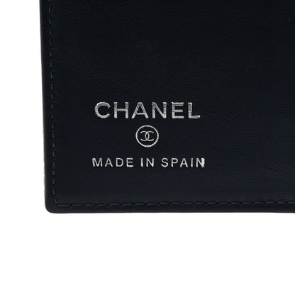 Chanel Caviar Timeless Passport Holder Navy Blue 6 of 7