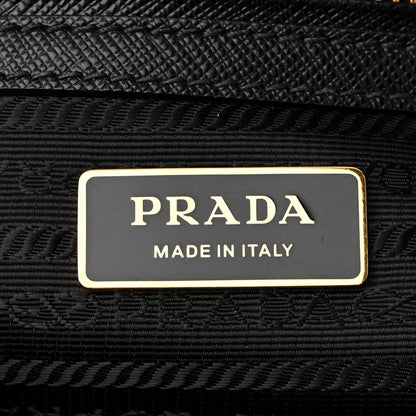 Prada Saffiano Small Galleria Double Zip Tote Black 6 of 10