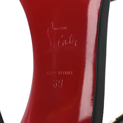 Christian Louboutin Nappa Priyadora 100 Studded Sandals 39 Black Silver 8 of 14