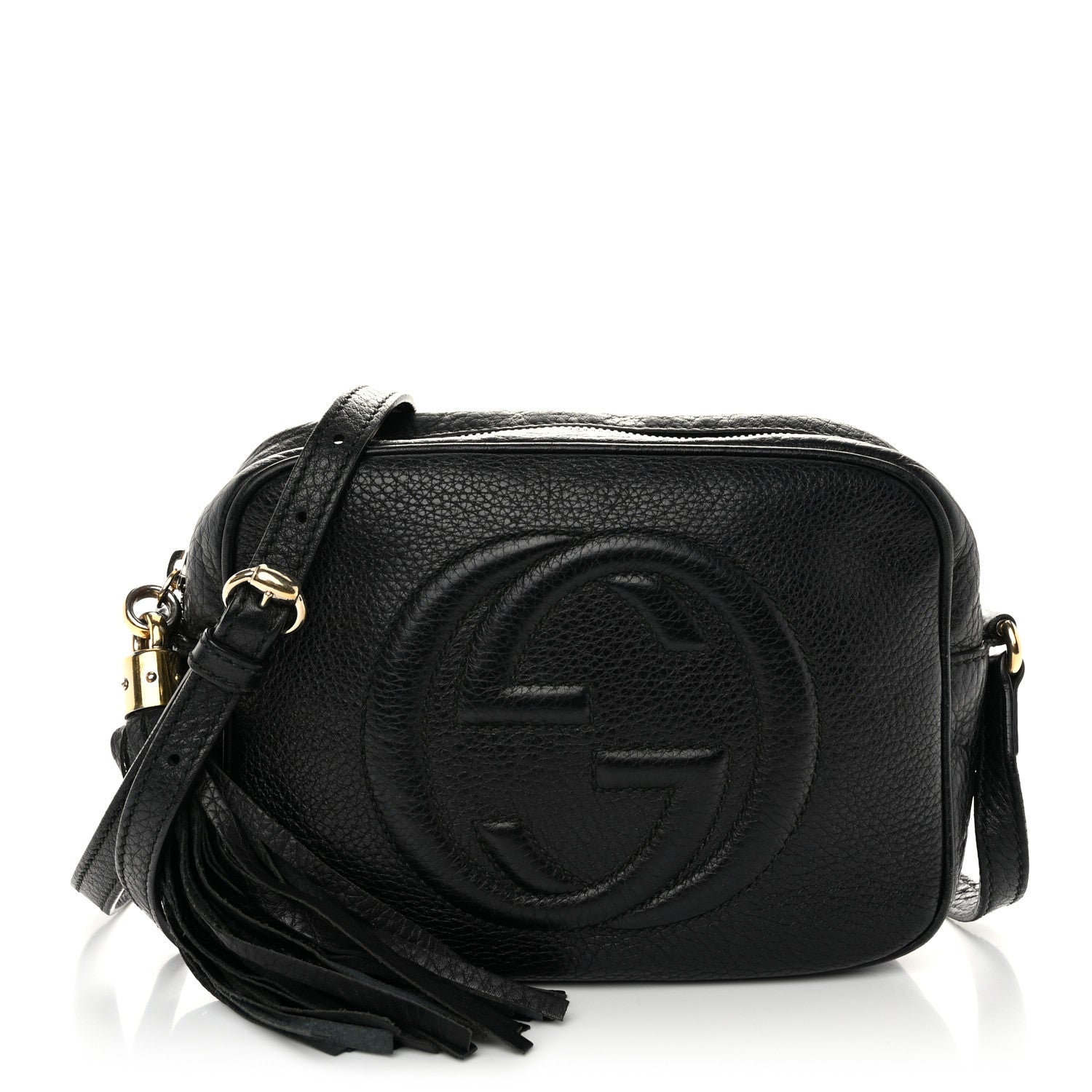 Gucci Pebbled Calfskin Small Soho Disco Bag Black 1 of 12