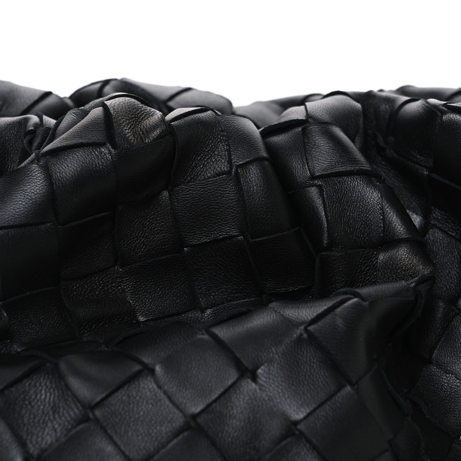 Bottega Veneta Nappa Maxi Intreccio The Pouch Oversized Clutch Black 9 of 11