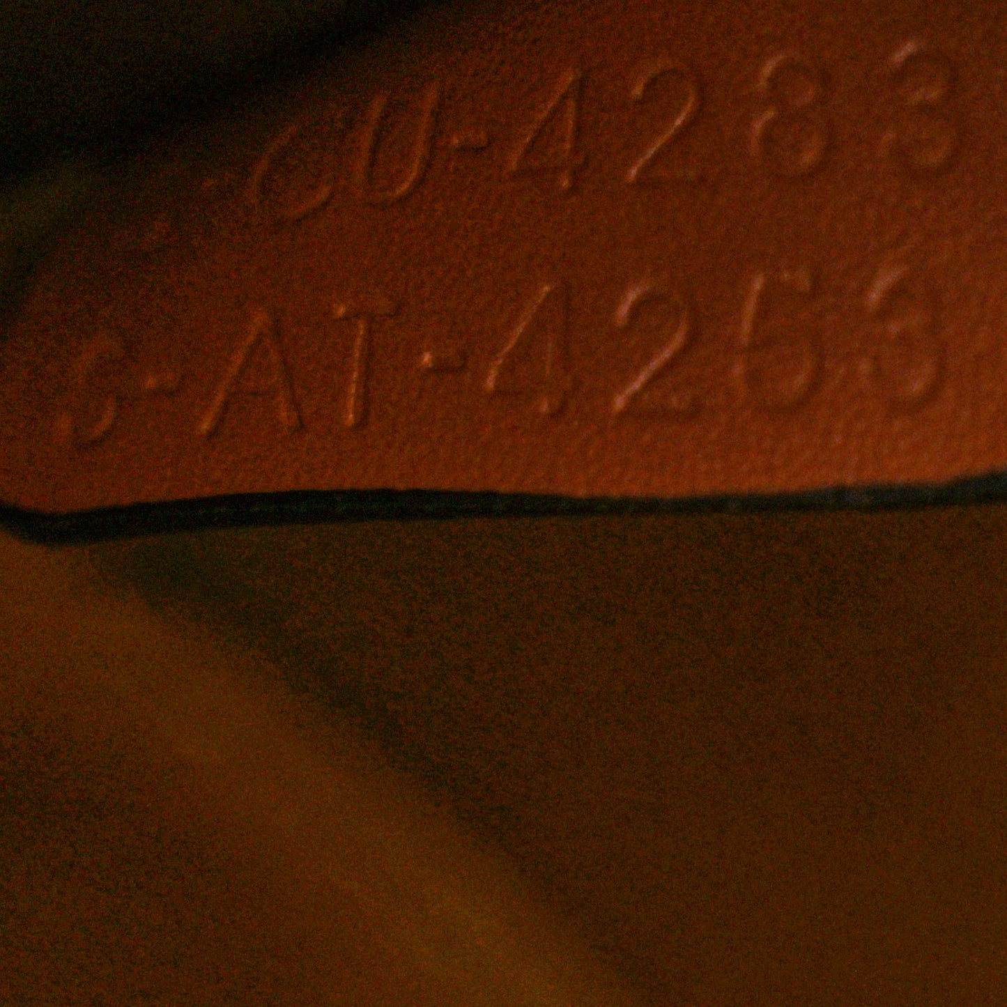 Triomphe Canvas Calfskin Small Bucket Bag Tan