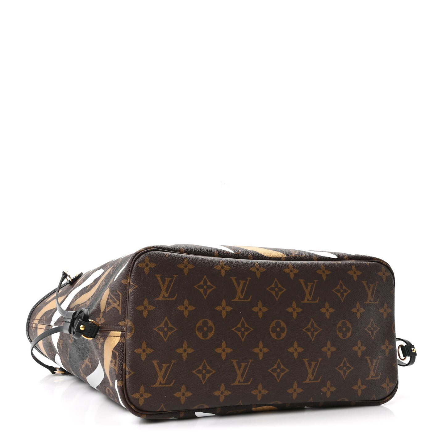 X LOL Monogram Neverfull MM Gold Silver