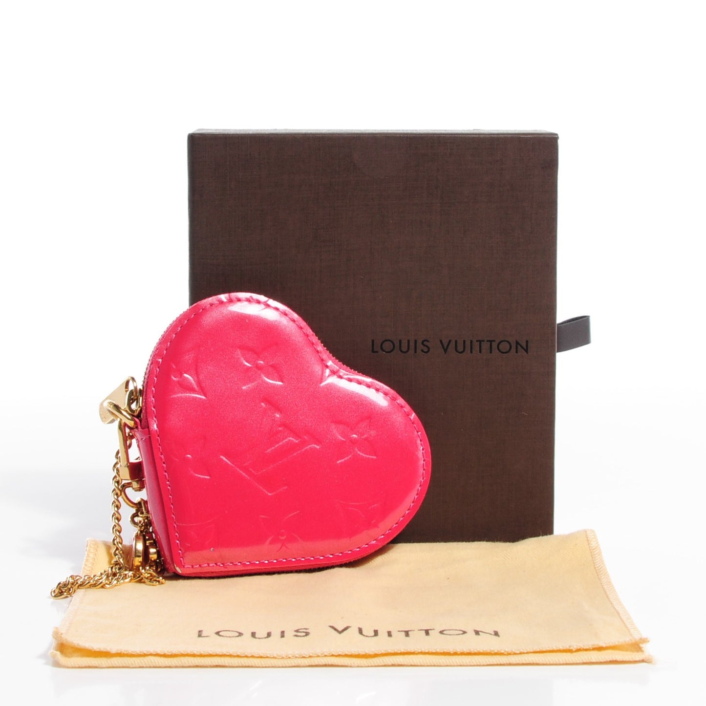 Vernis Heart Coin Purse Framboise