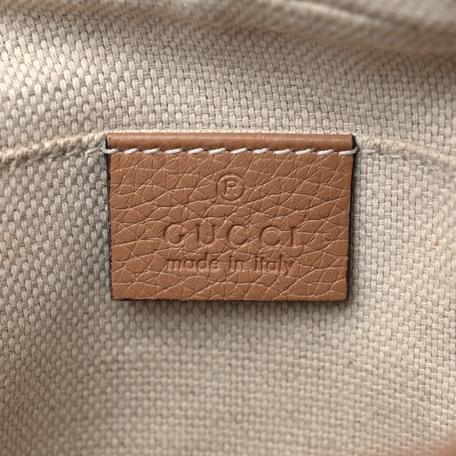 Gucci Pebbled Calfskin Small Soho Disco Bag Camelia 6 of 15