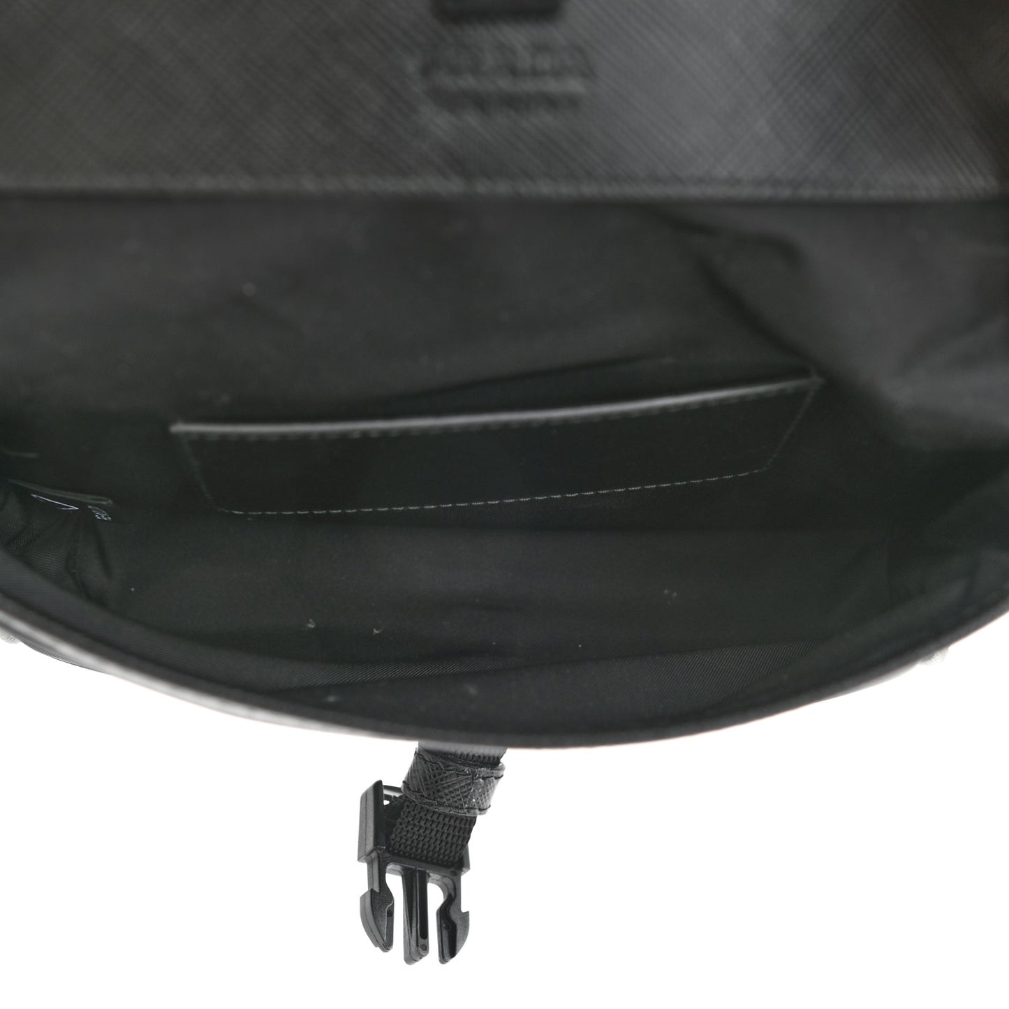 Re-Nylon Saffiano Smartphone Case Crossbody Black