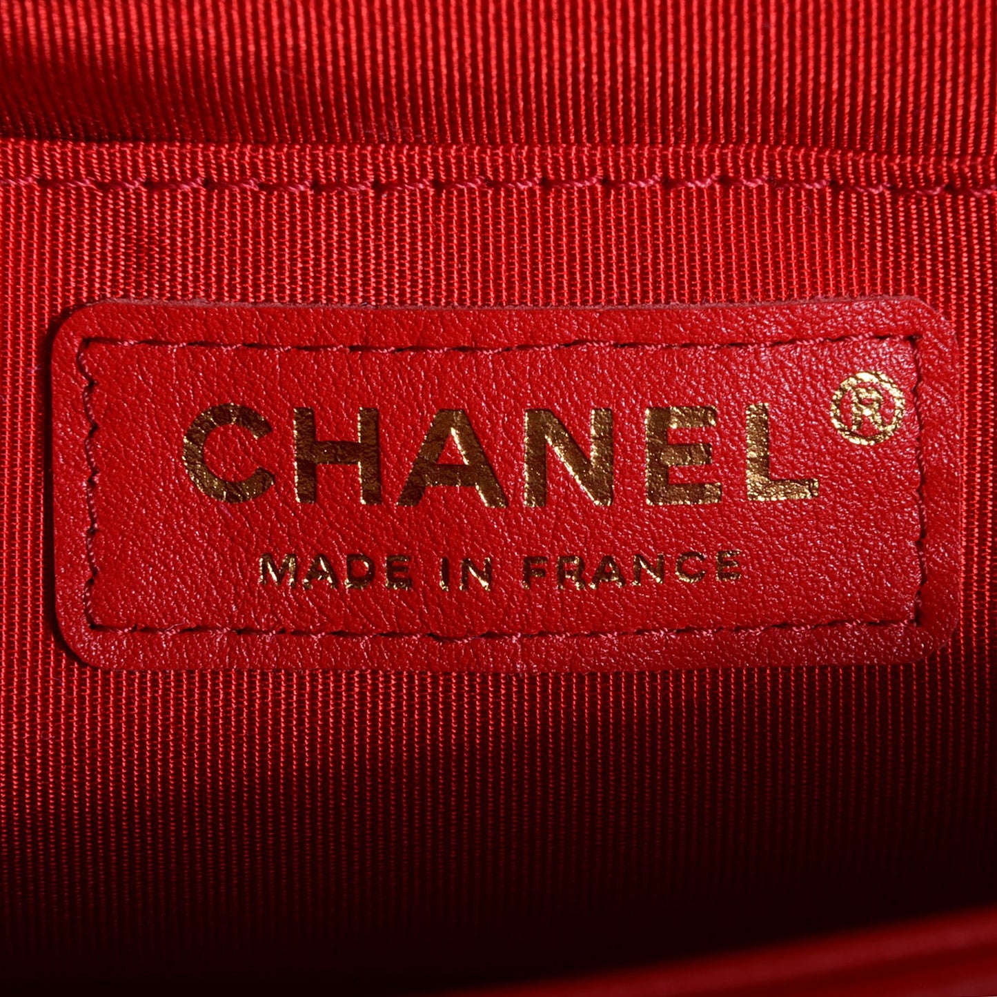 Lambskin New Medium Boy Flap Red