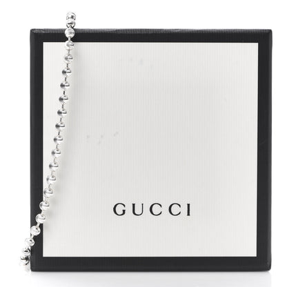 Gucci Sterling Silver Bead Toggle Necklace 6 of 6
